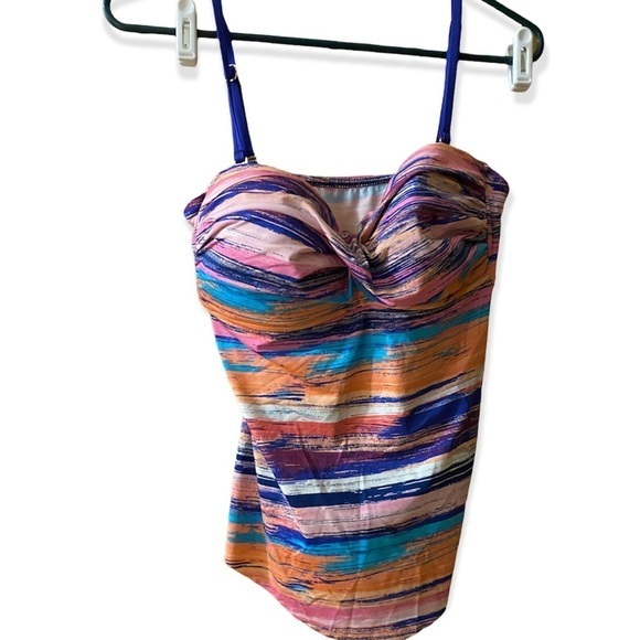 Liz Claiborne Swim Suite Top Woman’s‎ Size 12 - Picture 1 of 4
